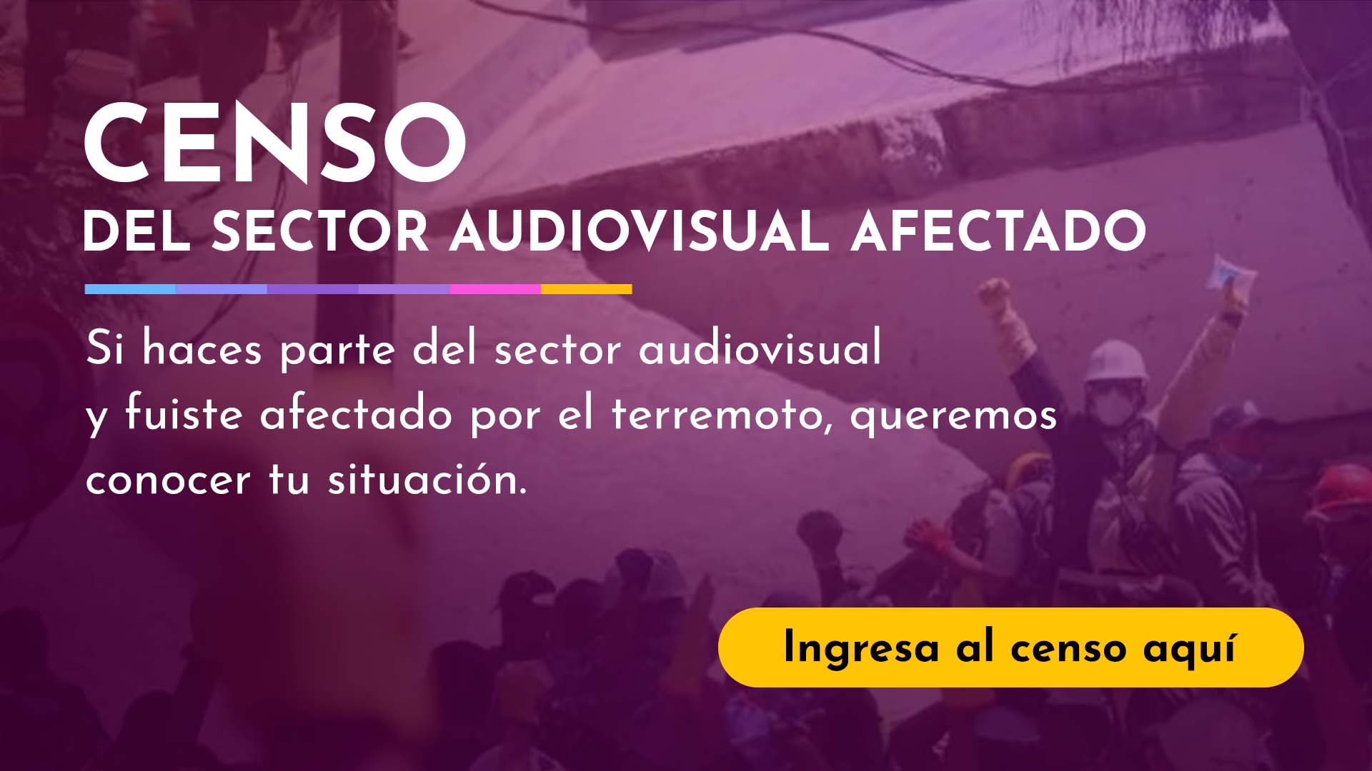 Censo del sector audiovisual afectado